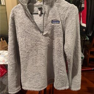 Patagonia Light Gray Fleece Jacket